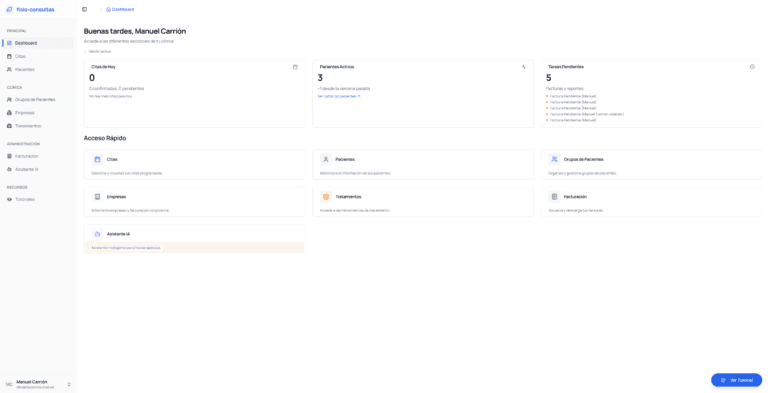 Software para fisioterapeutas